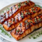 Sweet Maple Glazed Salmon Fillets Recipe