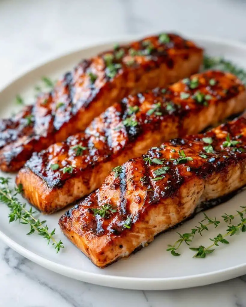 Sweet Maple Glazed Salmon Fillets Recipe