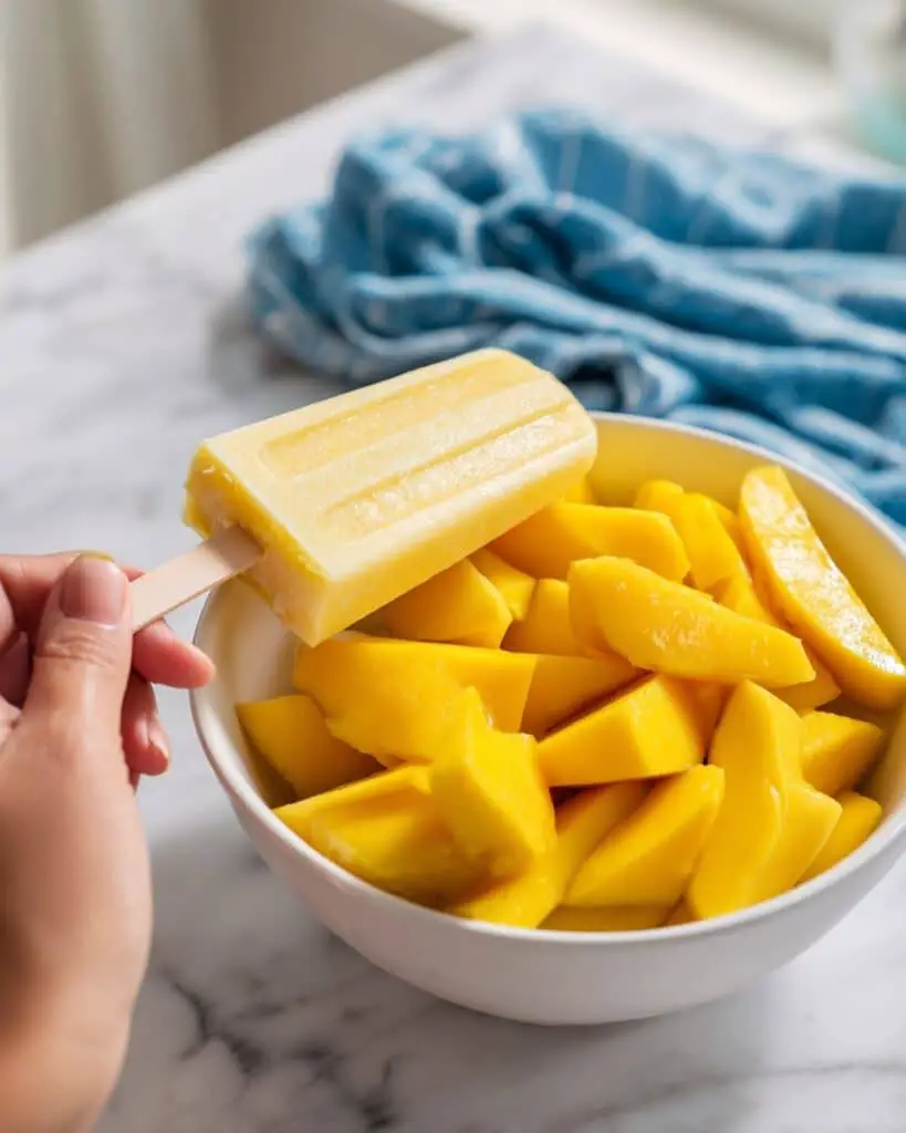 Coconut Mango Popsicles Recipe