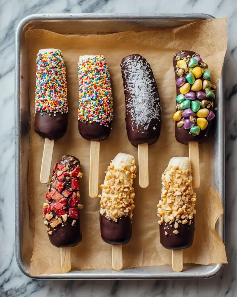 Frozen Chocolate Covered Banana Pops Recipe