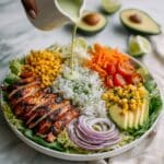 Hawaiian Chicken Salad with Coconut Lime Cilantro Rice Recipe