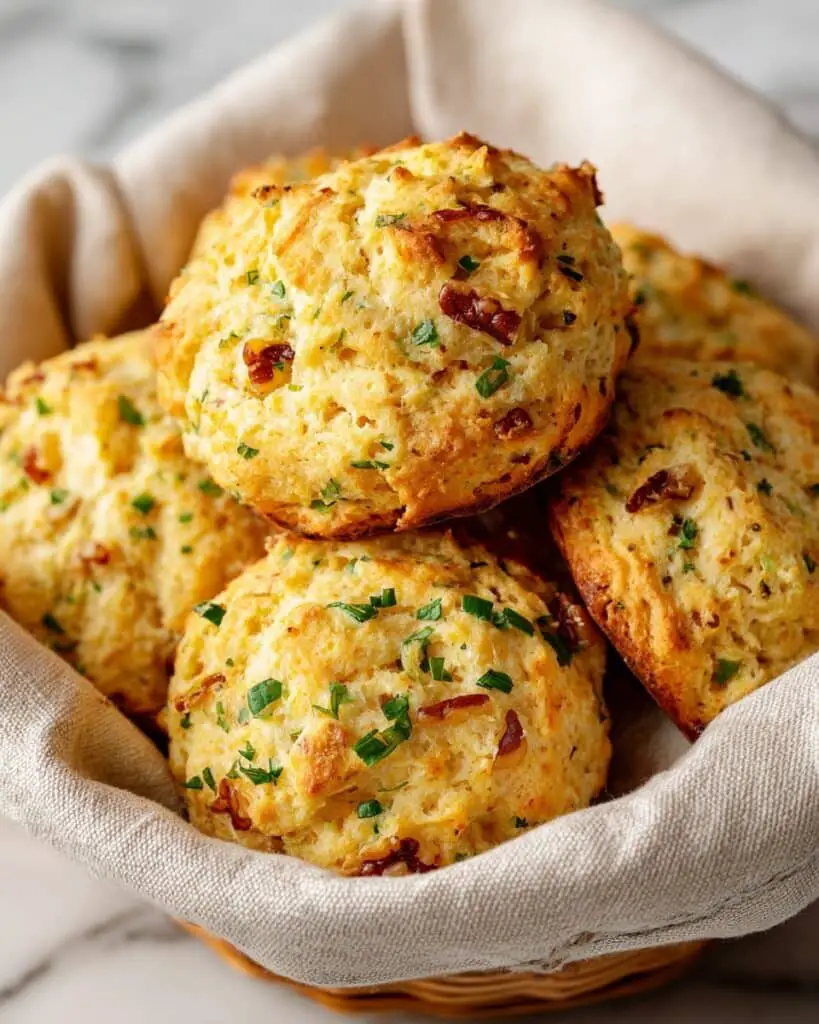 Protein Breakfast Biscuits with Sausage and Cheddar Recipe