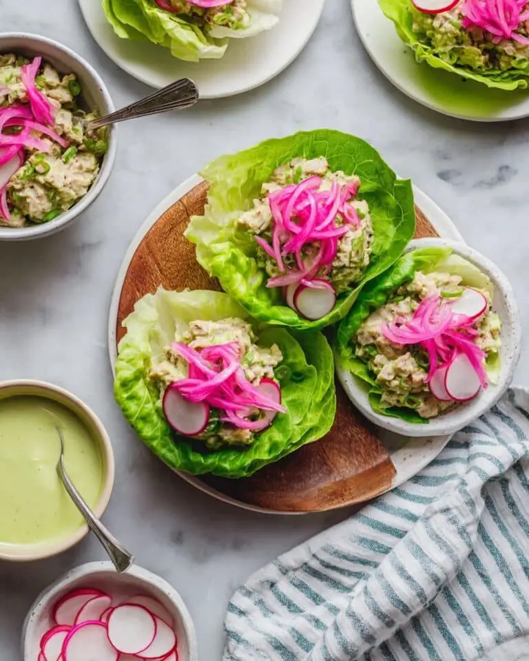Chickpea Salad Wraps with Avocado Dill Sauce Recipe