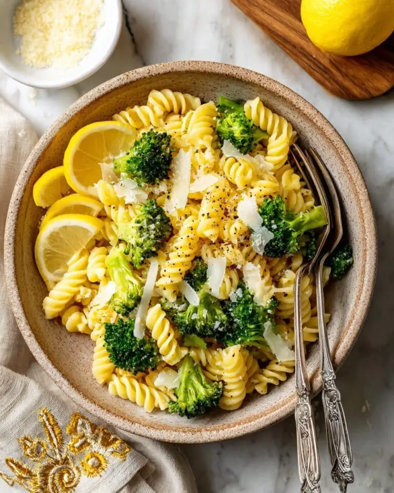 Lemon Broccoli Pasta Recipe