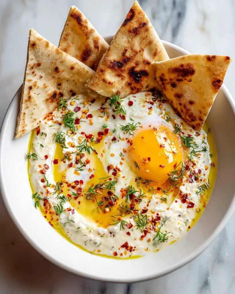 Cilbir: Turkish Eggs in Garlicky Yogurt Sauce Recipe