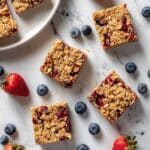Healthy Berry Streusel Bars Recipe