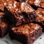 Small Batch Fudgy Brownies with a Crinkle Top Recipe
