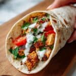 Sweet Chilli Halloumi Wrap Recipe