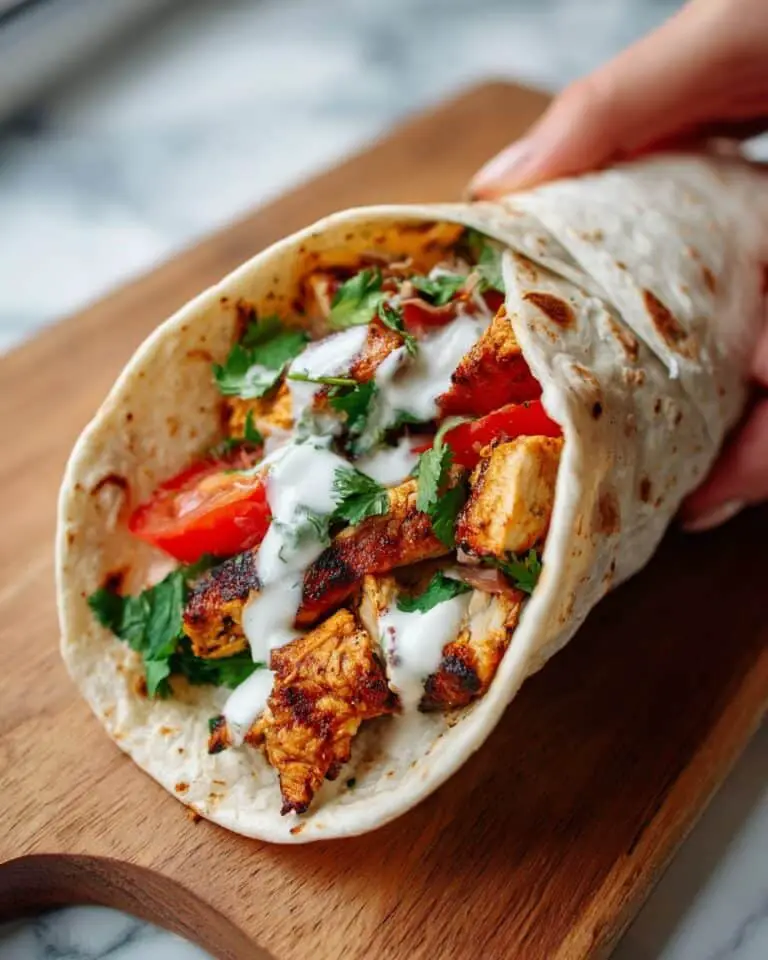 Sweet Chilli Halloumi Wrap Recipe