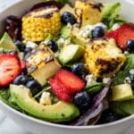 Summer Salad with Corn, Strawberries & Avocado Recipe