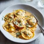 Tomato Cream Sauce for Lobster Ravioli Recipe