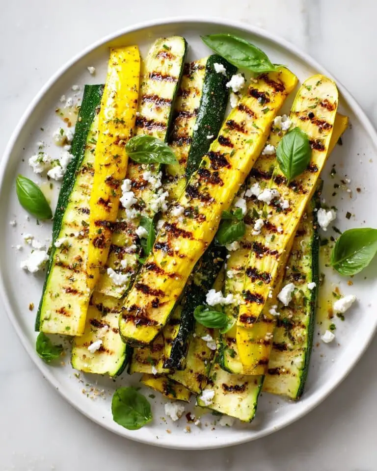 Grilled Zucchini and Yellow Squash with Dijon Marinade Recipe