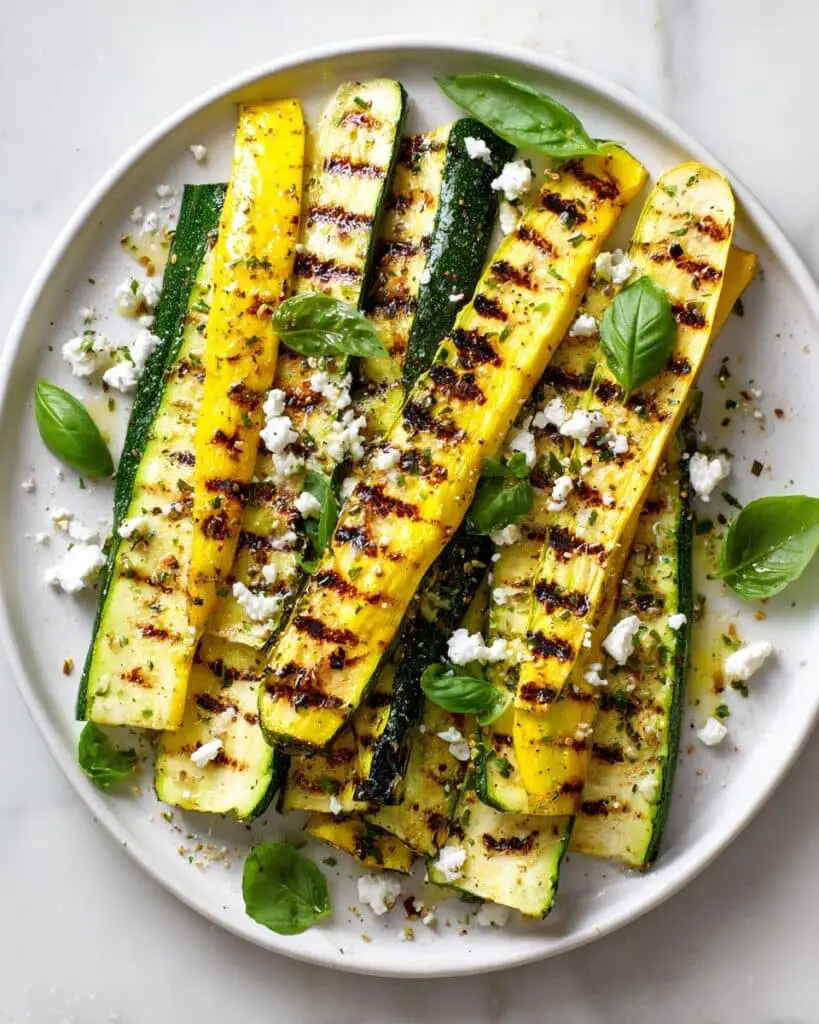 Grilled Zucchini and Yellow Squash with Dijon Marinade Recipe