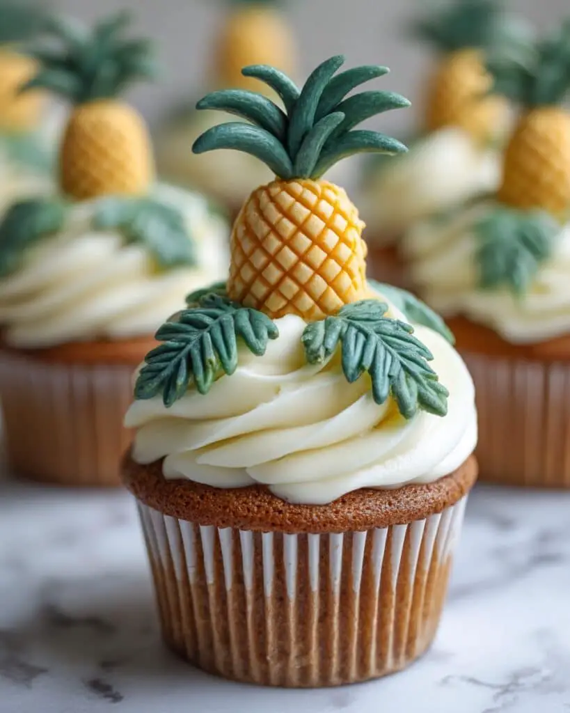 Irresistible Pineapple Cupcake Toppers: Elevate Your Desserts Recipe