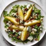 Pear and Blue Cheese Salad with Maple Cider Vinaigrette Recipe