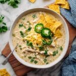 Crockpot White Chicken Chili (Dump-and-Go) Recipe