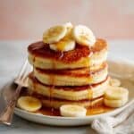 Healthy Banana Oatmeal Pancakes (Made in the Blender) Recipe