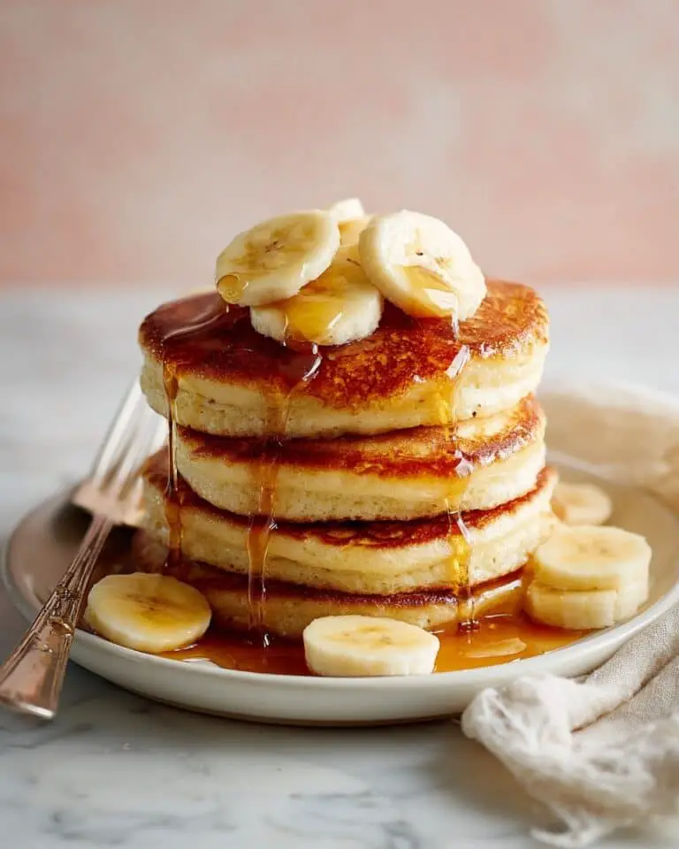 Healthy Banana Oatmeal Pancakes (Made in the Blender) Recipe