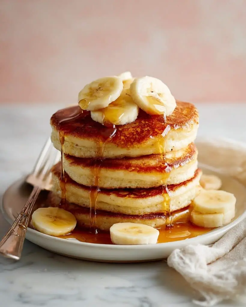 Healthy Banana Oatmeal Pancakes (Made in the Blender) Recipe