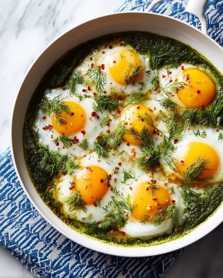 Green Shakshuka with Spinach, Kale, and Feta Recipe
