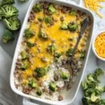 Ground Turkey Rice Casserole (No Soup) Recipe