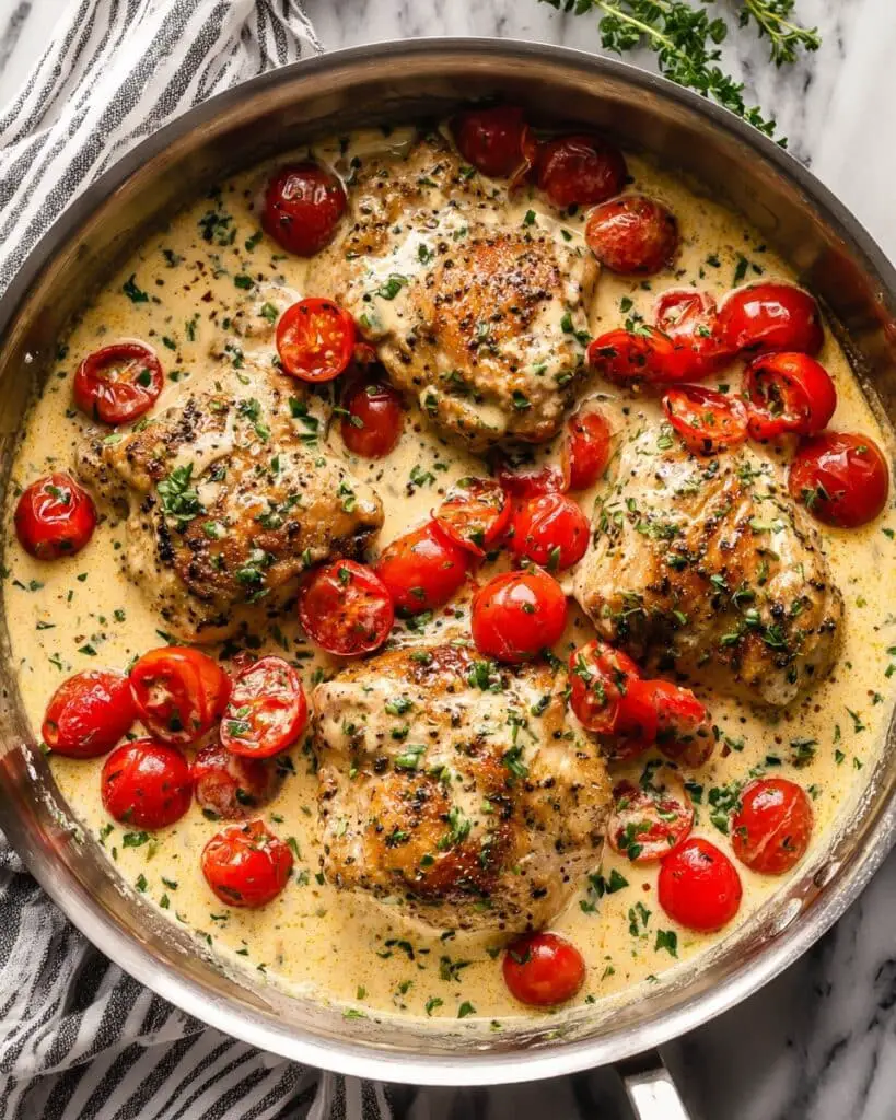 Creamy Pesto Chicken Recipe