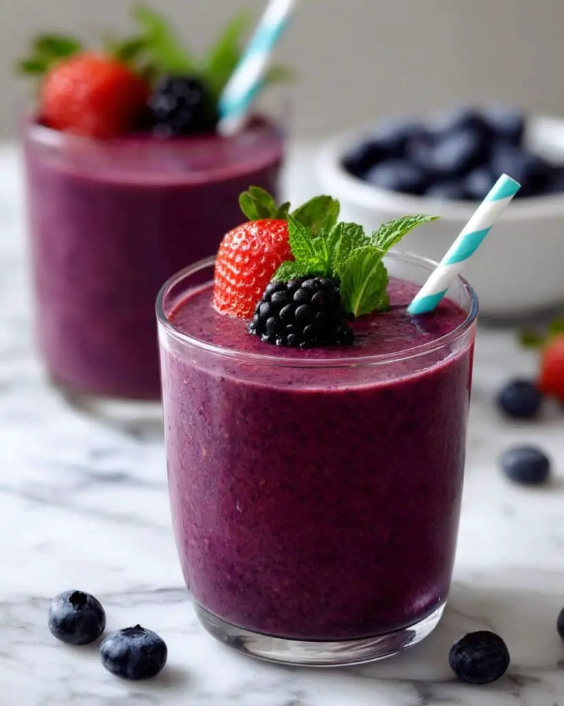 Berry Purple Power Smoothie Recipe