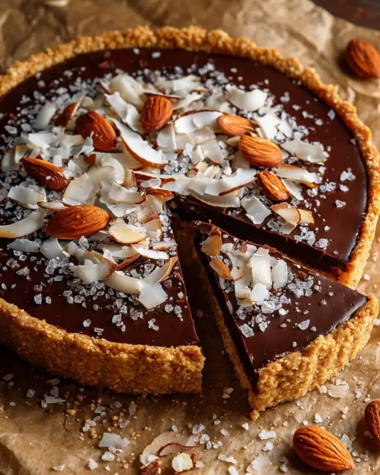 Chocolate Coconut Almond Tart (GF) Recipe