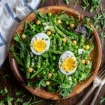 Spring Salad with Asparagus, Peas, Feta, and Fresh Herbs Recipe