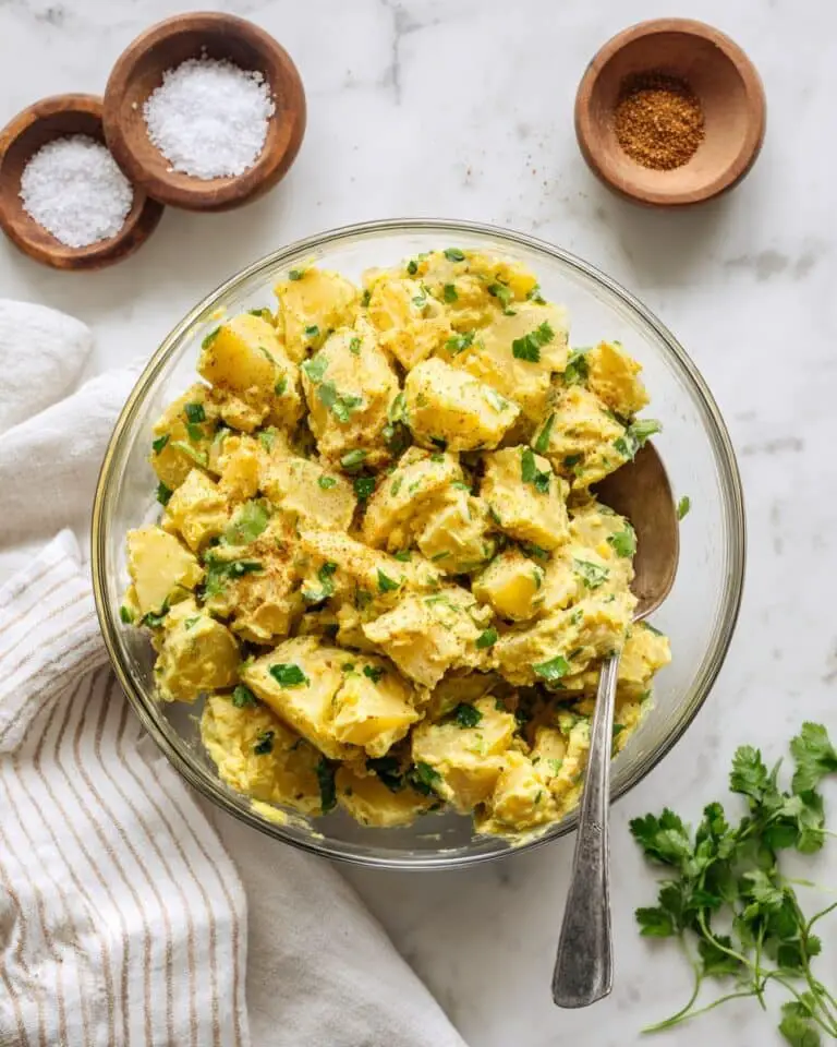 No-Mayo Potato Salad with Fresh Herbs and Olive Oil Recipe