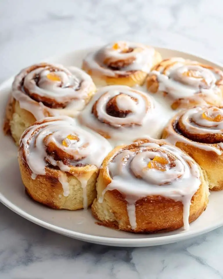 Peach Pie Cinnamon Rolls Recipe