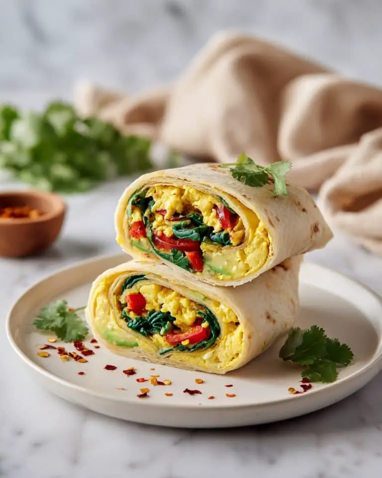 Breakfast Veggie Wrap Recipe