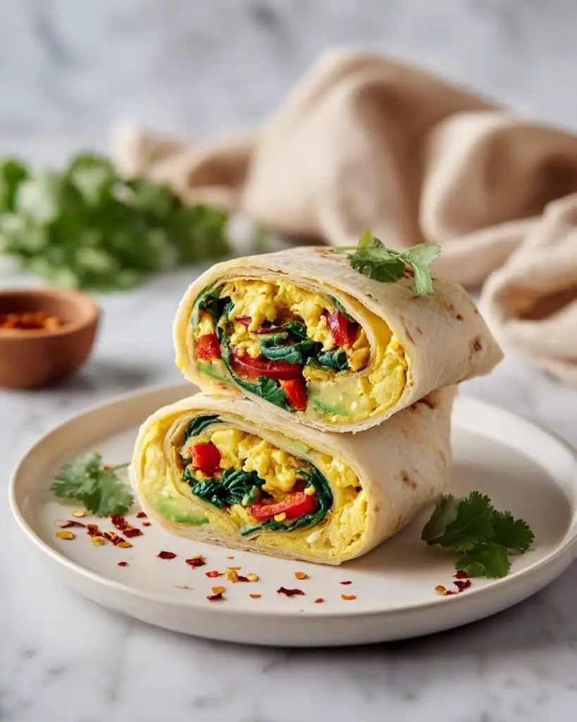 Breakfast Veggie Wrap Recipe