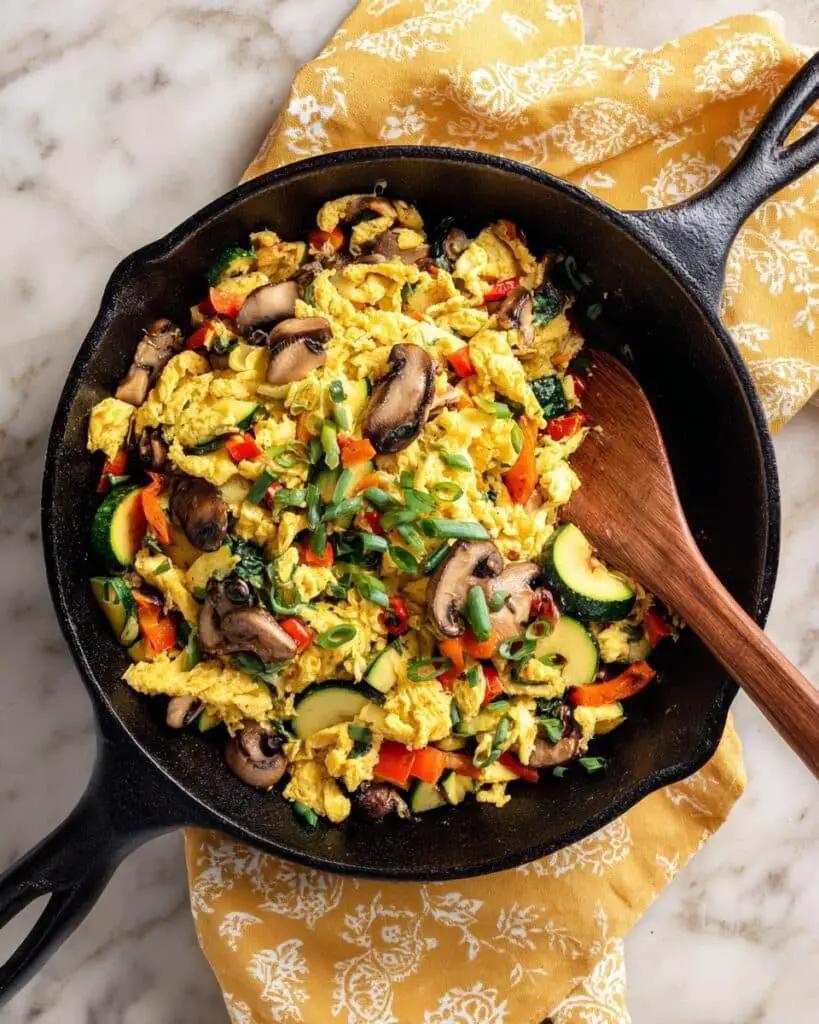 Summer Skillet Vegetable & Egg Scramble Recipe