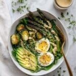 Spring Greens Grain Bowl with Soft Boiled Egg Recipe