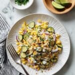 Street Corn Creamy Cucumber Salad Recipe