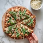 Chicken Caesar Salad Flatbreads Recipe