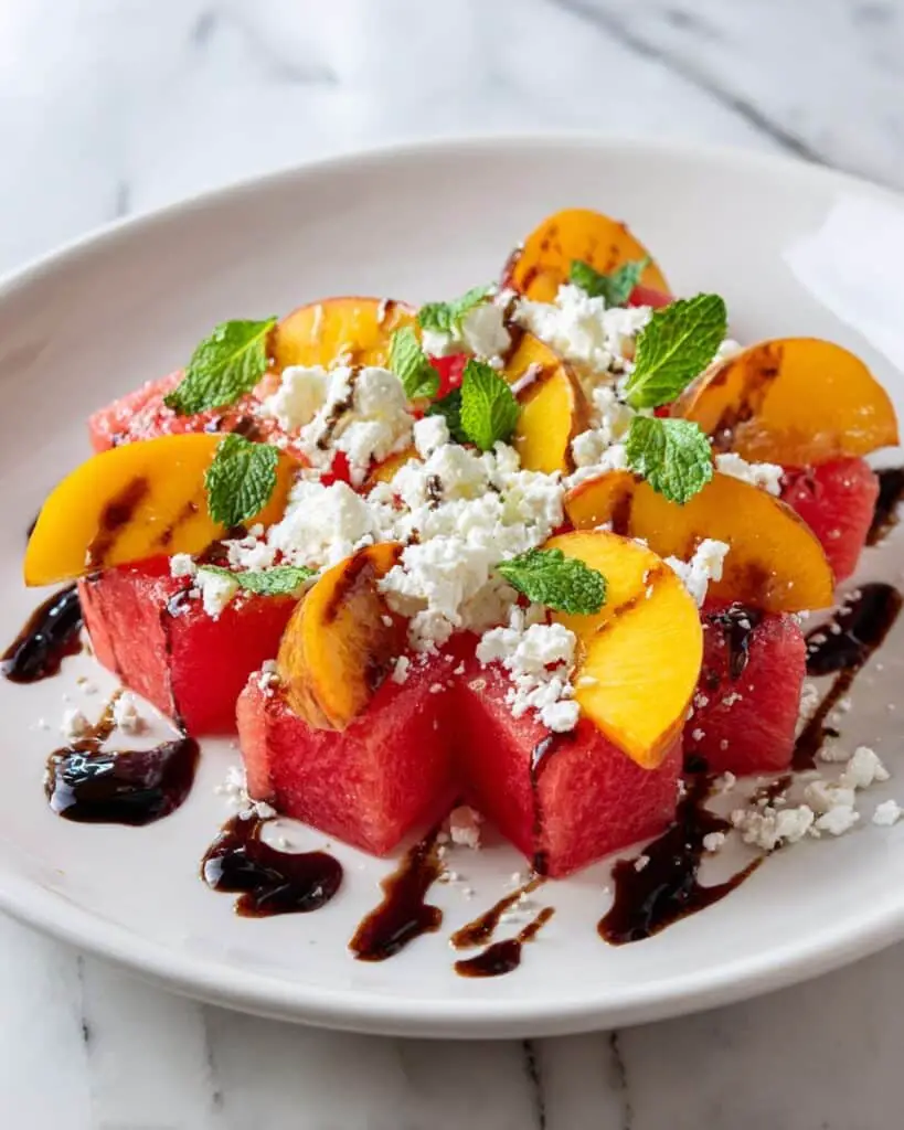Peach Watermelon Salad Recipe