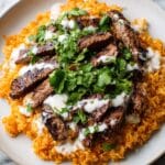 Steak Cheese and Rice Recipe