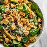 Grilled Chicken and Asparagus Pesto Pasta Recipe