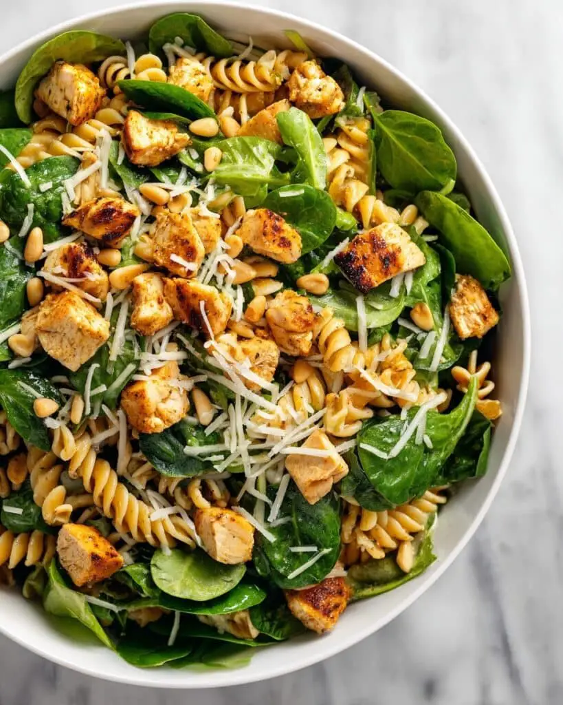 Grilled Chicken and Asparagus Pesto Pasta Recipe