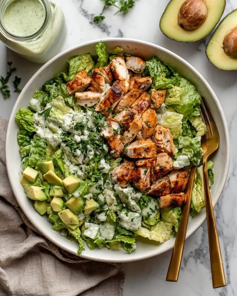 Grilled Chicken and Avocado Orzo Salad Recipe
