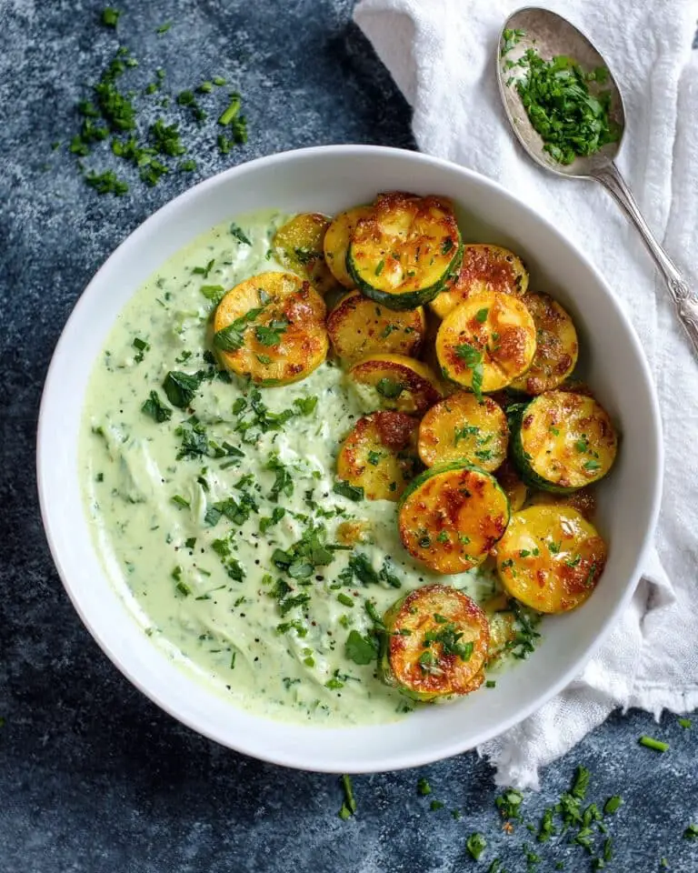 Sauteed Sunchokes with Lemon-Herb Tahini Sauce Recipe