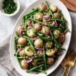 French Green Bean Potato Salad (No Mayo) Recipe
