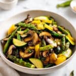 Flavorful Roasted Asparagus, Zucchini, and Yellow Squash Medley Recipe