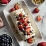 Lemon Curd & Raspberry Jam Meringue Roulade Recipe