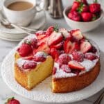 Easy Strawberry Ricotta Cake Recipe