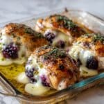 Melty Blackberry Jalapeño Stuffed Chicken Recipe