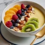 Mango Pineapple Tropical Smoothie Bowl Recipe