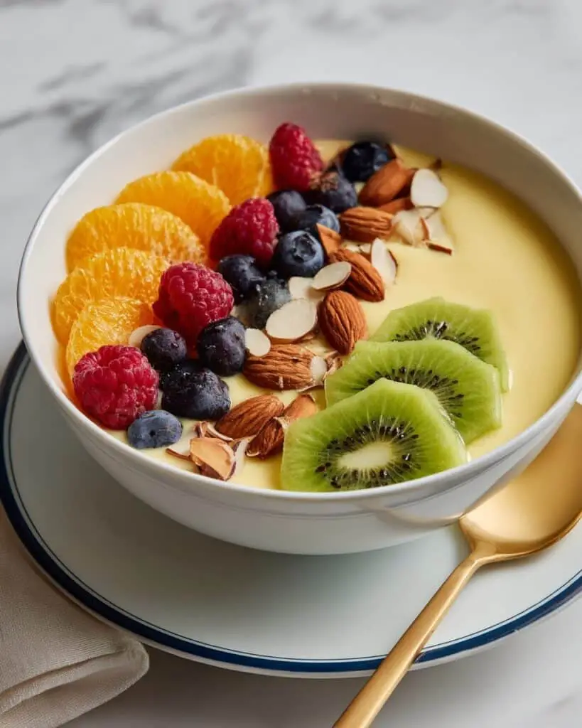 Mango Pineapple Tropical Smoothie Bowl Recipe
